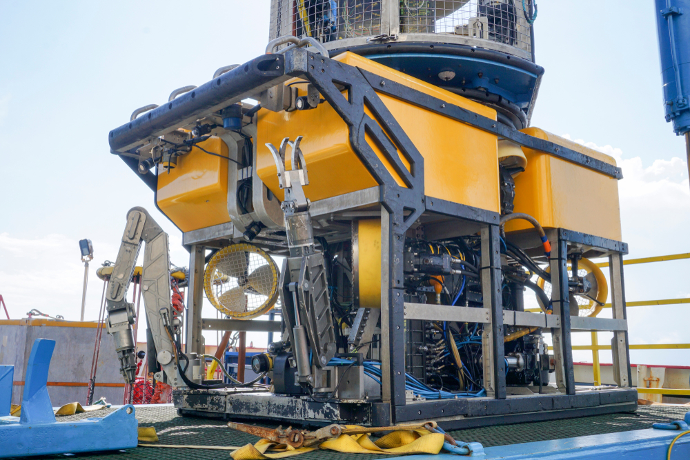 A commercial ROV for deep sea oil and gas operations