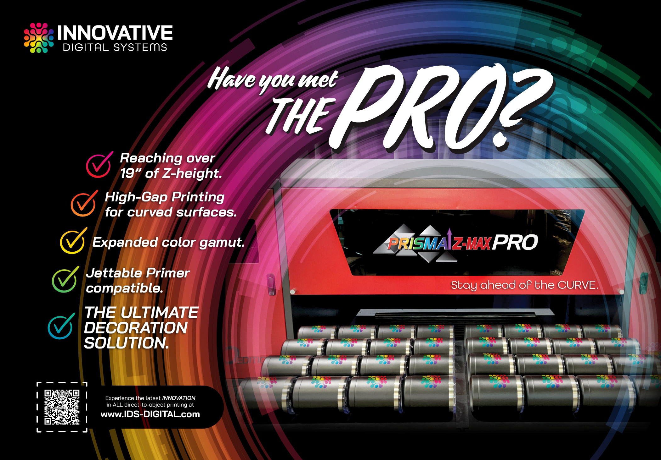 Prisma Z-Max Pro High-Gap (High Throw) Flatbed UV Digital Printer ...