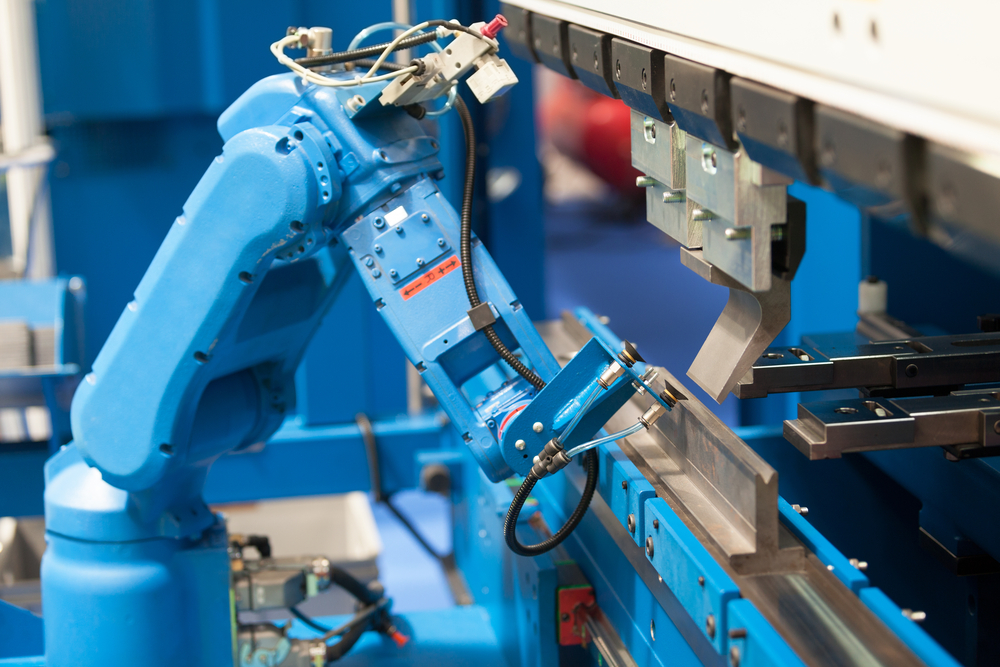 machine tending robot press break