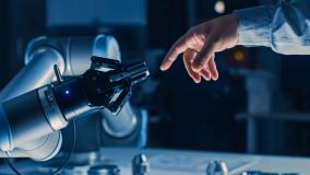 Cobot robotics collaborating with human
