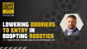 HowToRobot Co-CEO Søren Peters was interviewed on the Manufacturing Happy Hour podcast